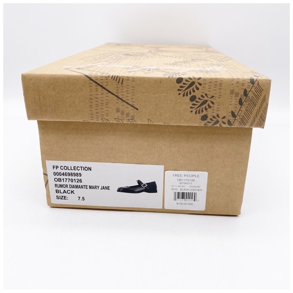 Free People Rumor Diamante Mary Janes Size 7.5 - Picture 14 of 16